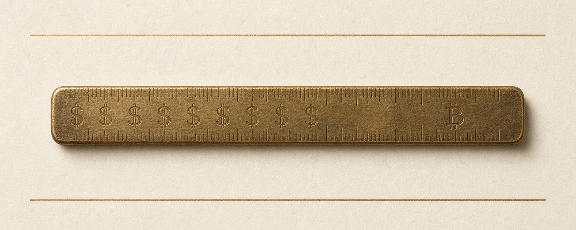 Bitcoin isn’t too volatile. You’re using the wrong yardstick.